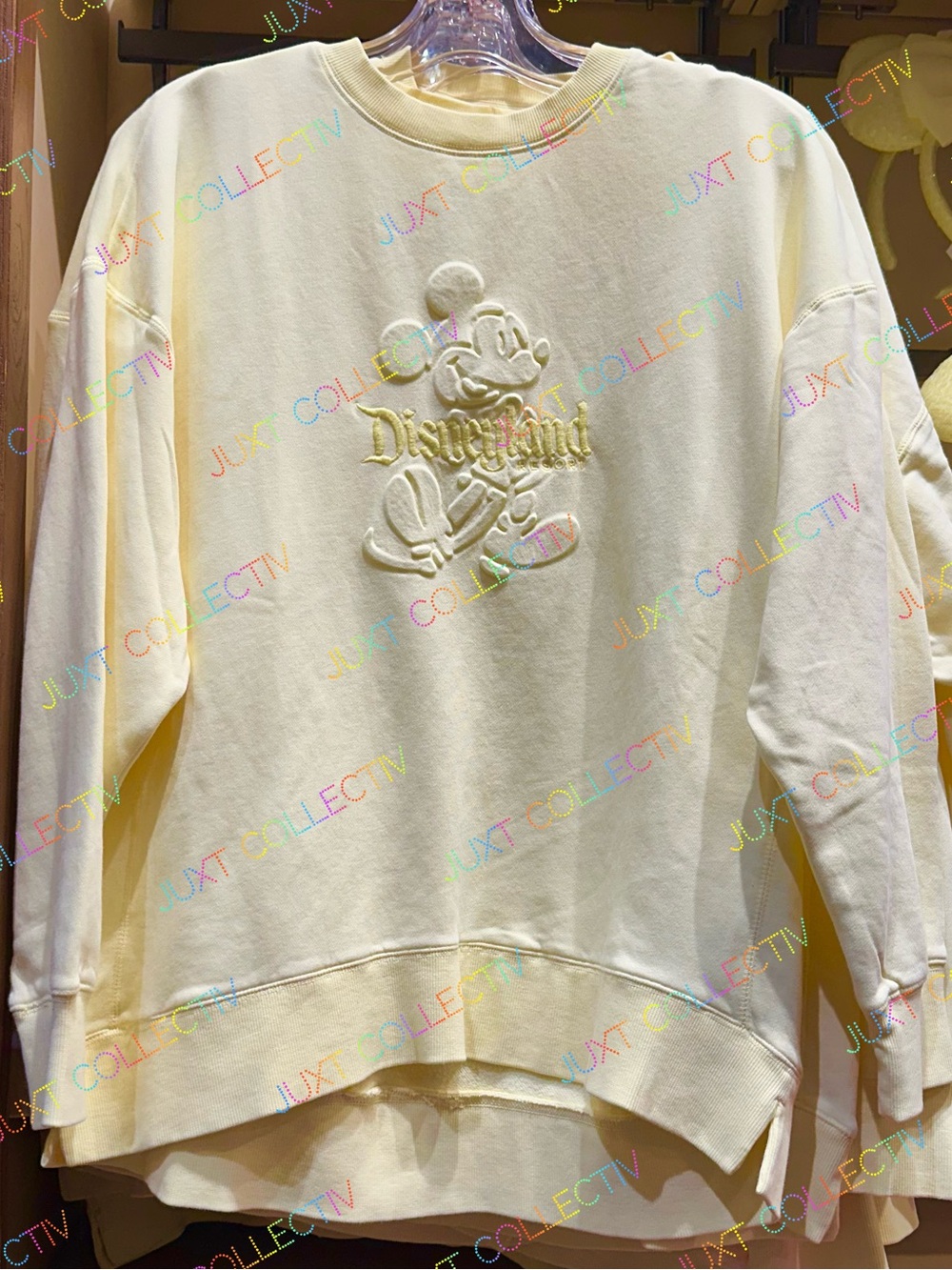 Disneyland Mickey Mouse Butter Yellow Sweater NWT